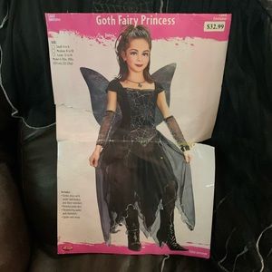 Goth Fairy Princess Children’s Costume